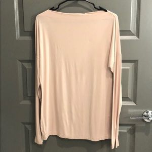 Vince Drop Shoulder Boatneck T Shirt Size Large